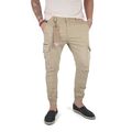 Stefan 2011-21 Men's Cargo Pants With Pockets Slim Fit Beige