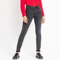 Lee L626YGHO Scarlett High Γυναικείο Παντελόνι Τζιν Ψηλόμεσο Στενή Γραμμή Μαύρο Γκρί