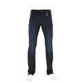 Pre End 14100302 Robbie Men's Jeans Elastic Slim Fit Dark Blue