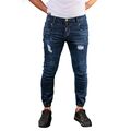 Profil Jeans 630 Ανδρικό Παντελόνι Τζιν Ελαστικό Σε Στενή Εφαρμογή Μπλε