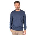 Pre End 21100460 Hampton-O  Ανδρική Πλεκτή Μπλούζα Μονόχρωμη Με Λαιμόκοψη Μπλε