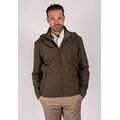 Pre End 09-100436 LILAS Ανδρικό Μπουφάν Λεπτό Με Κουκούλα Σε Κανονική Γραμμή Λαδί