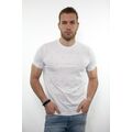 Side Effect RS3241 Ανδρική Μπλούζα Κοντομάνικη T-Shirt Με Μικροσχέδιο Σε Κανονική Λευκό