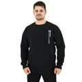 Real Brand 567 Ανδρική Μπλούζα Φούτερ Με Σχέδιο Σε Κανονική Γραμμή Μαύρη