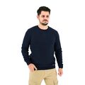 Side Effect CL3244 Ανδρική Πλεκτή Μπλούζα Με Σχέδιο Στην Πλέξη Σε Κανονική Γραμμή Σκούρη Μπλε