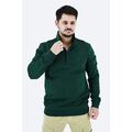 Side Effect LPZ1682 Ανδρική Μπλούζα Πικέ Με Φερμουάρ Σε Κανονική Γραμμή Πράσινη