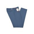 New Company 0245 Ανδρικό Παντελόνι Chinos Πικέ Ελαστικό Με Πλάγια Τσέπη Σε Κανονική Γραμμή Μπλε Ραφ