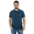 Be Board 9002 Ανδρική Μπλούζα Polo Μονόχρωμη Σε Κανονική Γραμμή Μπλε / Πετρόλ