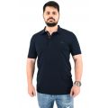 Side Effect PLS-4232 Ανδρική Μπλούζα Polo Με Σχέδιο Σε Κανονική Γραμμή Σκούρη Μπλε