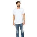 Edward Banjo Ανδρική Μπλούζα Κοντομάνικη T-Shirt Με Τύπωμα Σε Κανονική Γραμμή Λευκή