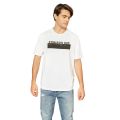 Edward Cormac Ανδρική Μπλούζα Κοντομάνικη T-Shirt Με Τύπωμα Σε Κανονική Γραμμή Λευκή