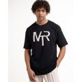 Martini 70957 Ανδρική Μπλούζα Κοντομάνικη T-Shirt Με Σχέδιο Σε Κανονική Γραμμή Μαύρη