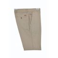 LCDN Aquarel Ανδρικό Παντελόνι Chinos Με Μικροσχέδιο Ελαστικό Σε Κανονική Γραμμή Μπεζ / Fango