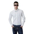 Stefan 9029-1 Ανδρικό Πουκάμισο Μονόχρωμο Ελαστικό Σε Στενή Γραμμή Λευκό
