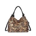 Bag to Bag Τσάντα Ώμου Σε Λεοπάρ Καφέ Χρώμα - BTB0022