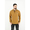 Renato Balestra 93RB05 Men's Blouse Polo Long Sleeve Slim Fit Camel