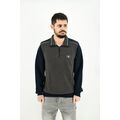 Side Effect 504 Men's Blouse Long Sleeve Polo Regular Line Beige - Blue