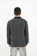 A&S 800 Men's Blouse Long Sleeve Polo Regular Line Dark Gray