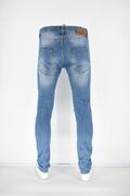 Moritz 833-035 Men's Jeans With Wear Slim Fit Blue