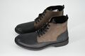 N.Y.Tailors 1007Bsht Men's Boot With Design Black-Brown