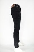 Stefan 2022-21 Men's Cargo Pants With Wear Slim Fit Black