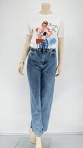 Reline 01938 Women's Jeans High Waist Wide Leg Blue