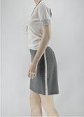 Passager 35026 Women's Plaid Short Skirt Gray