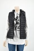 Minority M2066021 Women Sleeveless Double Sided Jacket Slim Fit Black