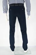 LCDN Arex 5VF-C Men's Pants Chino With Belt Regular Line Blue