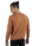 Pre End 21100460 Hampton-O Men's Knitted Blouse Solid Color O Neck Tan