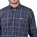 Dors 1033014 Men's Plaid Flannel Shirt In Regular Line Blue