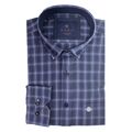 Dors 1033017 Men's Plaid Shirt In Regular Line Blue