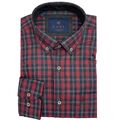 Dors 1033013 Men's Plaid Flannel Shirt In Regular Line Red