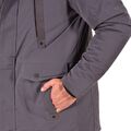 Dors 3033009 Men's Long Padded Jacket With Hood Anthracite