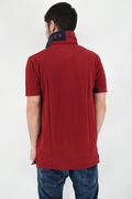 Be Board 92L9614 Men's Blouse Short Sleeve Polo Pique Regular Line Bordeaux