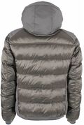 Yes Zee J870-0100 Men's Short Hooded Jacket Khaki-Grey