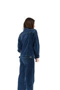 Miss Natalie 383ZH Women Denim Jacket Slim Fit Blue