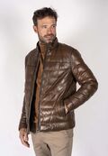 Pre End 08100058-Angus Men's Leather Jacket Brown