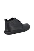 Fentini 087 Men's Leather Ankle Boots With Pattern Black