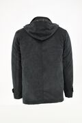 New Company 0755 Men's Jacket With Hood In Regular Fit Black