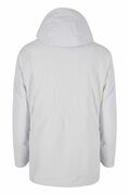 Yes Zee 0843-NT00 Men's Long Jacket With Hood White