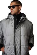 Stefan 7539 Men's Puffer Jacket With Hood Gray