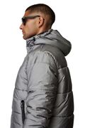 Stefan 7539 Men's Puffer Jacket With Hood Gray