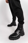 Fenomilano 2322 Men's Leather Ankle Boots Black