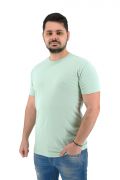 Yes Zee T778  Ανδρική Μπλούζα Κοντομάνικη T-Shirt Με Τύπωμα Ελαστικό Μονόχρωμο Πράσινο