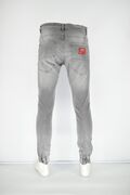 Profil 2013 Men's Pants Jeans Washed Out With Wear Slim Fit Gray