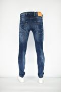 Profil 3009 Men's Jeans With Slits Slim Fit Blue