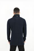 Be Board 03M9230 Men's Blouse Long Sleeve Polo Slim Fit Dark Blue