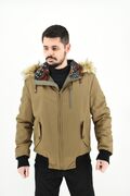 Gio's 7108 Men's Bomber Jacket Slim Fit Beige