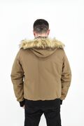 Gio's 7108 Men's Bomber Jacket Slim Fit Beige